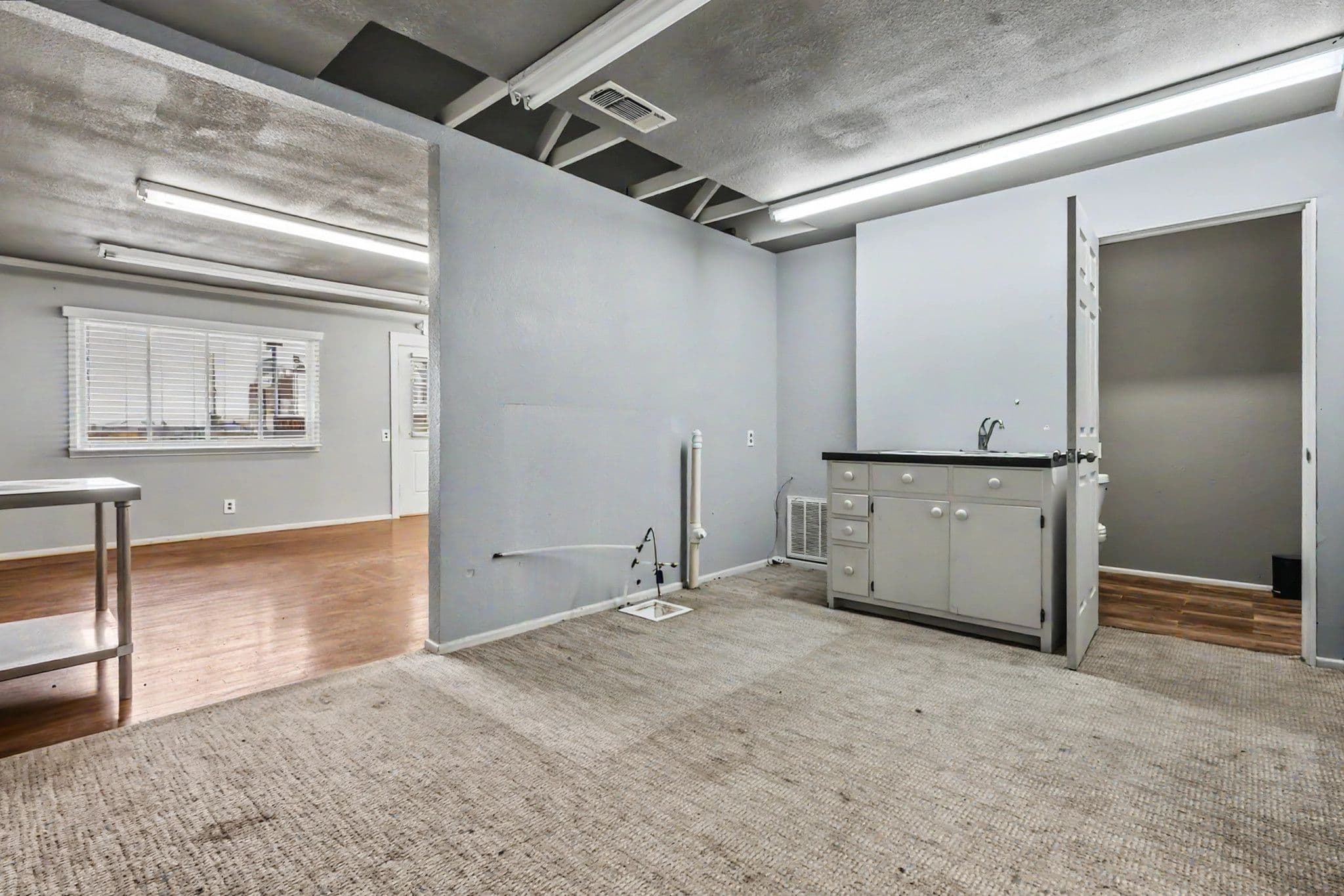 Interior Corner Shot of Backroom